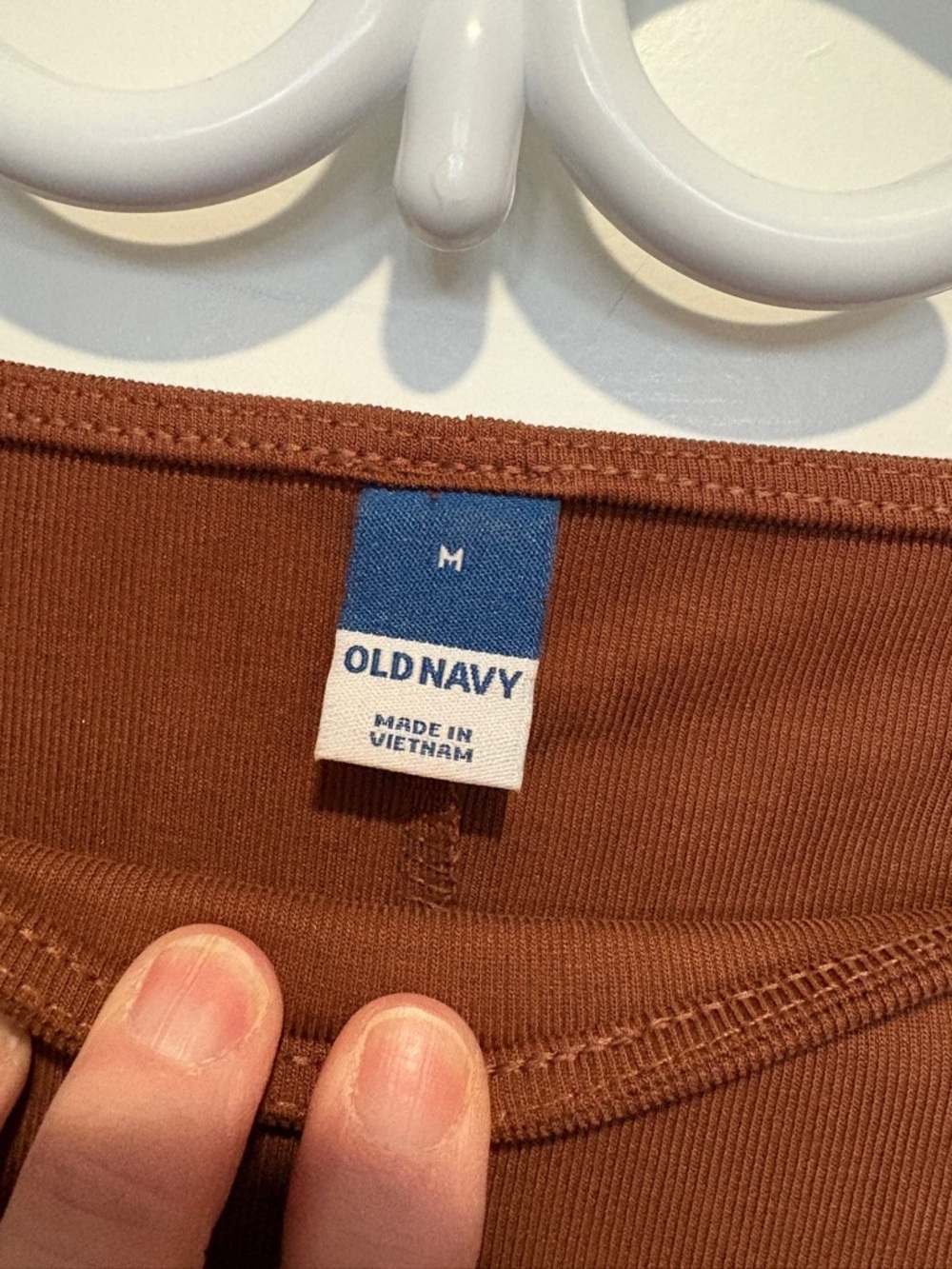 Old Navy Long Sleeve Rust-Brown Midi Dress - Picture 4 of 4
